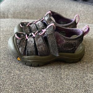 Keen Black and Purple Outdoor Sandals